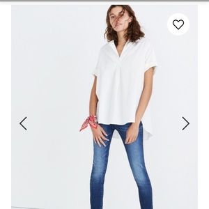 Madewell courier button back